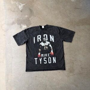 Iron Mike Tyson Graphic Tee - Charcoal